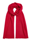 Foxford Tomato Fine Wool Cashmere Blend Scarf