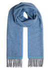 Foxford Lambswool Scarf | Cornish Blue