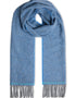 Foxford Lambswool Scarf | Cornish Blue