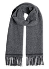 Foxford Lambswool Scarf | Graphite