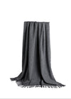 Foxford Cillian Lambswool Throw | Graphite