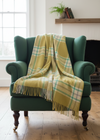 Foxford Cashmere Lambswool Banagher Throw | Citrus