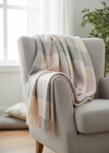 Foxford Cashmere Lambswool Emily Throw | Block