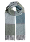 Foxford Lambswool Scarf | Winter Contempary Stripe