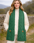 Aran Pocket Scarf | Green