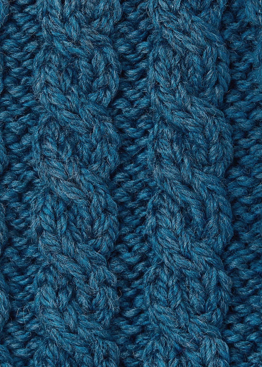 Ladies Button Shawl Aran Cardigan | Irish Sea - Clearance
