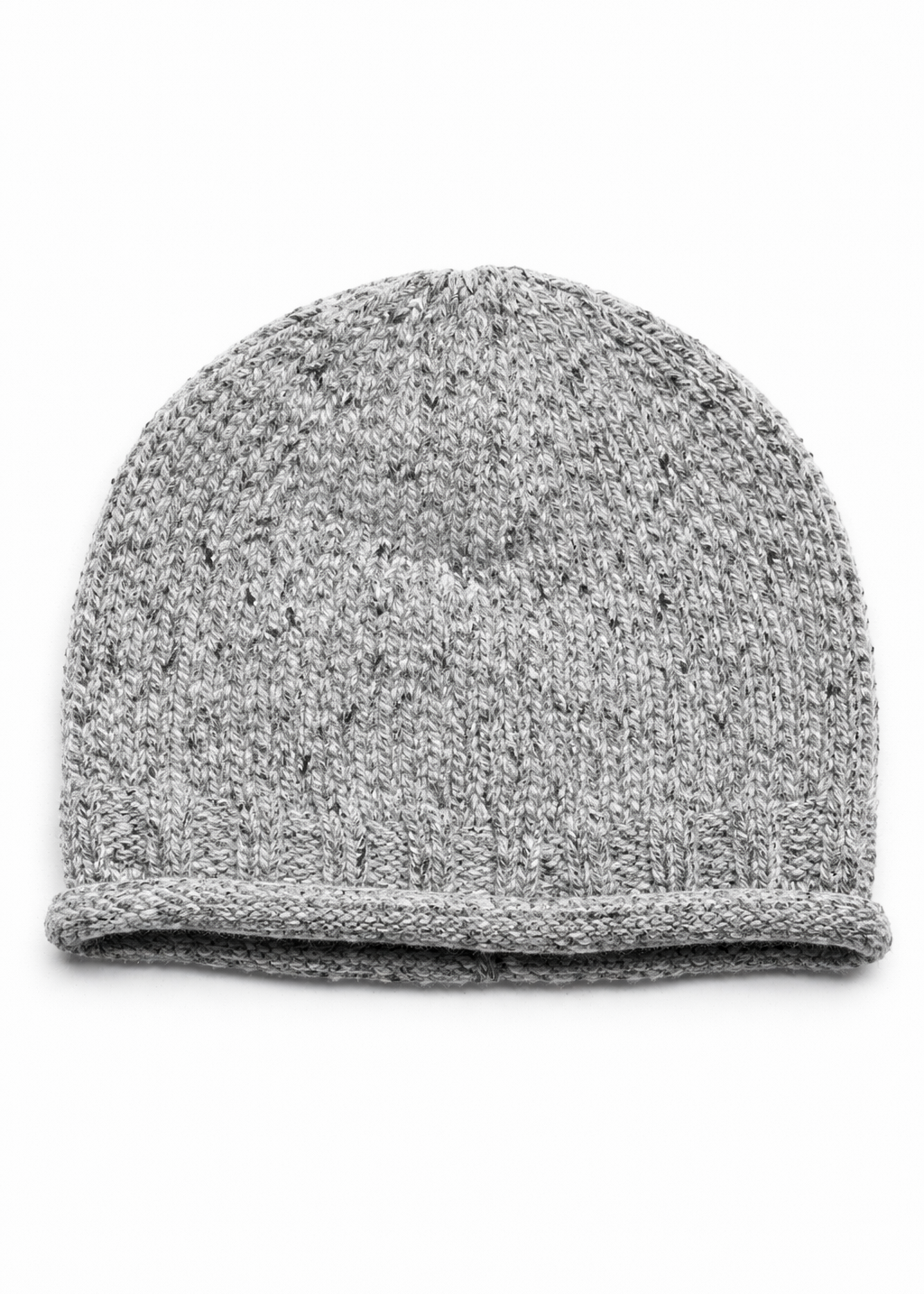 Donegal Fleck Wool Hat - Silver Grey