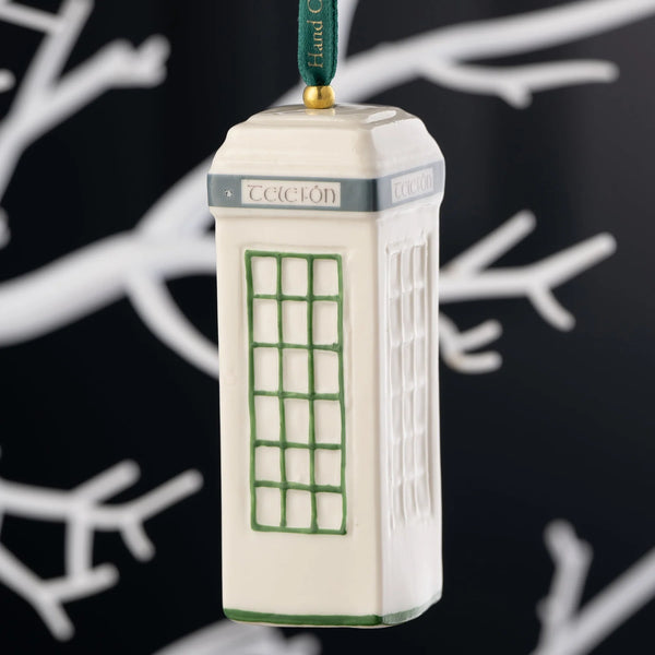 Belleek Classic Irish Telefon Box Ornament