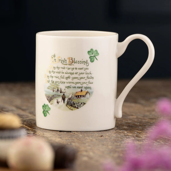 Belleek Classic Irish Blessing Mug
