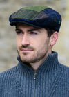 Mucros Trinity Cap | Patch O - Handwoven Wool Flat Cap