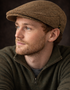 Donegal Tweed Flat Cap | Brown Herringbone | Handcrafted Irish Heritage