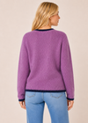 Slaney Crew Neck Sweater - Orchid | Wool Cashmere Blend | Irelands Eye Knitwear