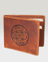 Celtic Cuchulainn Leather Wallet | Tan