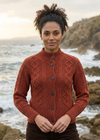 Aran Crafts Merino Wool Short Cardigan | Sienna