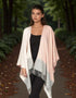 Jimmy Hourihan Fringed Shawl | Pink Block Check