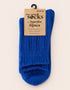 Chaussettes en alpaga extra-fin de l'ouest de l'Irlande | Cobalt