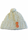 Aran Supersoft Merino Button Hat | Mist