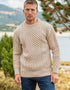 Unisex Aran Sweater | Camel - Clearance