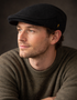Donegal Black Tweed Cap | Handcrafted Irish Flat Cap | 100% Wool