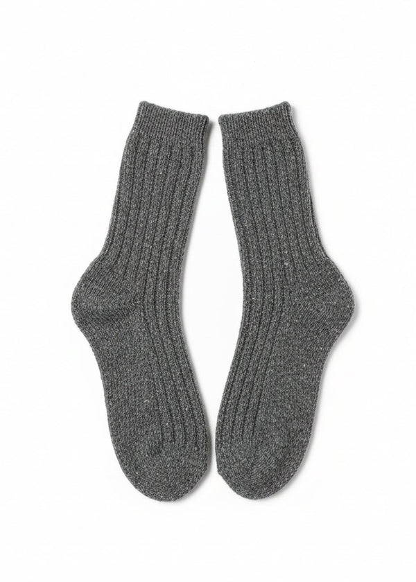 Irish Wool Neppy Socks | Large