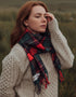 John Hanly Lambswool Scarf Kilgore Tartan