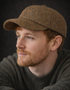 Irish Tweed Baseball Cap - Brown Salt & Pepper | 100% Kerry Wool