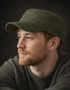 Green Cadet Cap | Donegal Tweed Military Style Cap