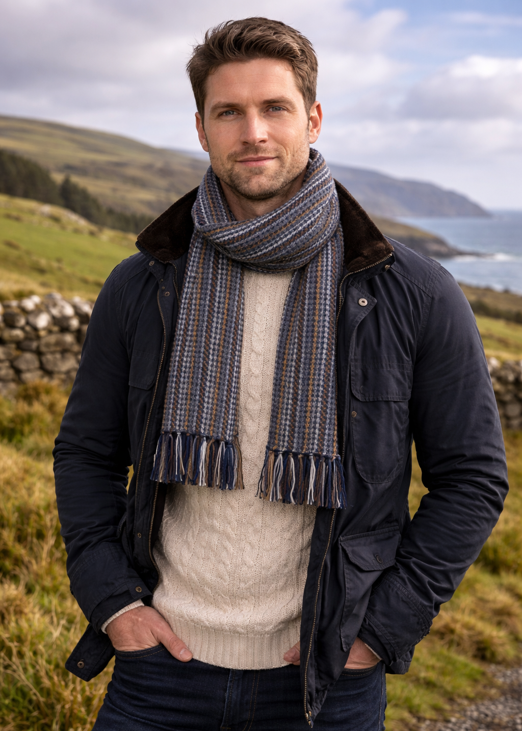 Écharpe Mucros Alpaca | Multicolore