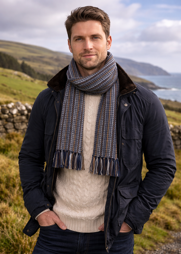 Écharpe Mucros Alpaca | Multicolore