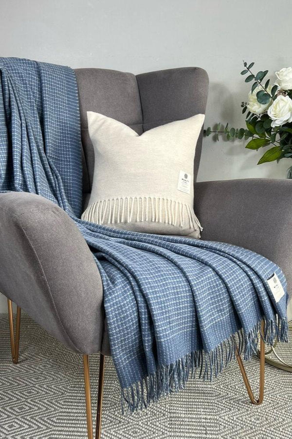 Mcnutt Cashmere & Merino Throw | Alpine Limestone