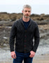Men's Shawl Button Cardigan | Charcoal