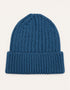 Aran Wool Ribbed Hat | Irish Sea - Clearance
