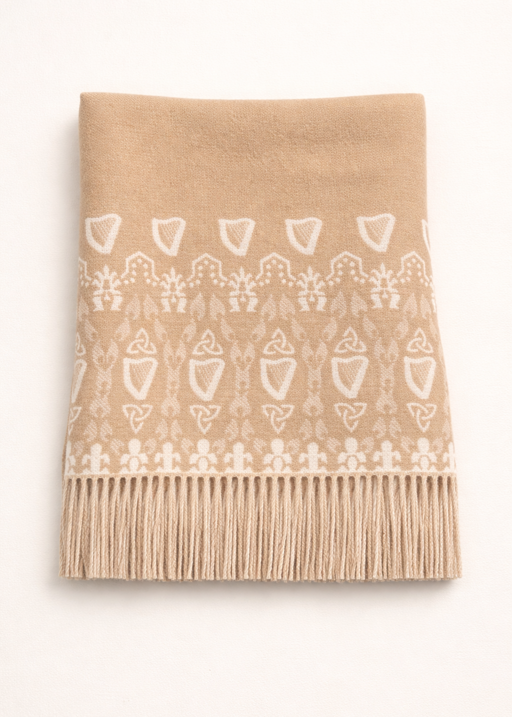 Aran Harp Trinity Reversible Blanket  