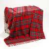 Lambswool Throw Royal Stewart Tartan John Hanly