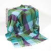 John Hanly Green Blue Marine Block Throw
