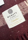 McNutt Burgundy Pure Wool Throw 200 × 150cm – Clearance