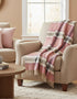John Hanly Pink Beige Loden Throw