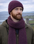 Fisherman Donegal Fleck Wool Scarf | Boradeux