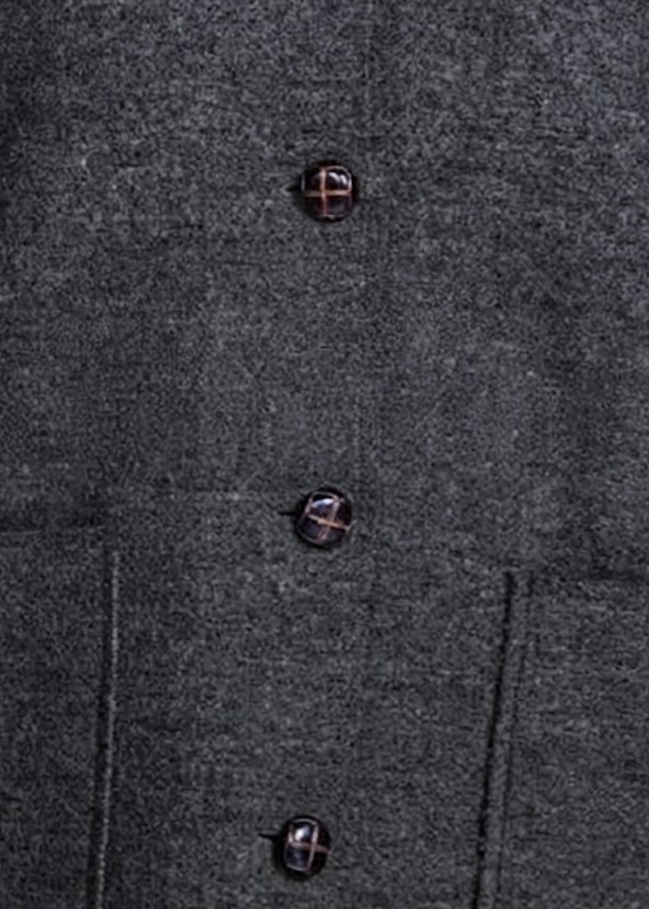 Women's Aran Pure New Wool Jacket | Gray - Clearance