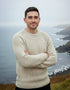 Fisherman Rib Merino Sweater | Camel - Clearance