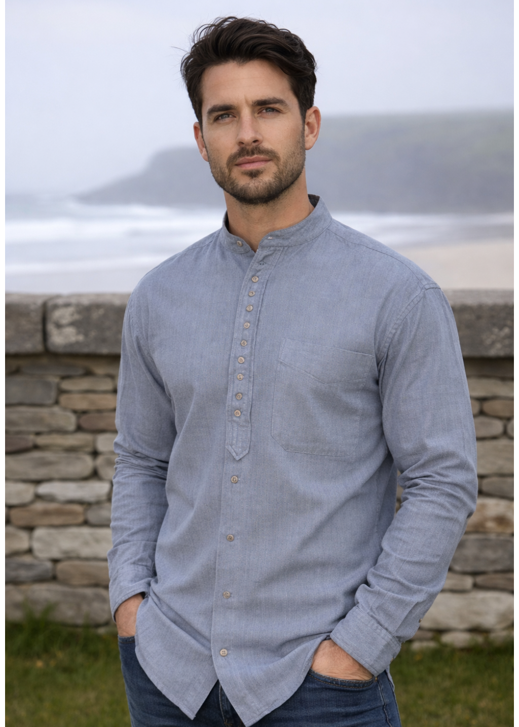 Civilian Men's Grandfather Shirt | Castlerock