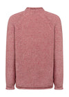Ladies Roll Neck Fisherman Sweater | Pink