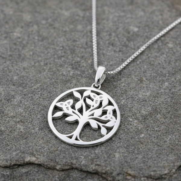 Sterling Silver Tree Of Life Necklace