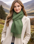 Foxford Lambswool Scarf | Baby Amazon Green