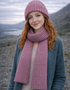 Fisherman Donegal Fleck Wool Scarf | Pink