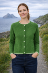 Ireland's Eye Killiney Cardigan - Wool Cashmere Blend | Meadow