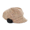 Mucros Brown Newsboy Hat