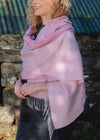 Oversized Merino Scarf | Candy Pink Oyster