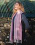 Oversized Merino Scarf | Candy Pink Oyster