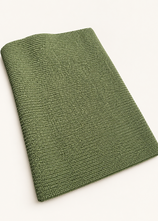 100% Merino Wool Giant Scarf | Green